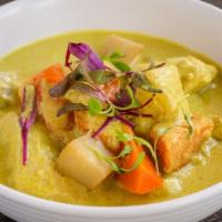 Chicken Curry · braised chicken, potatoes, carrots, yellow curry