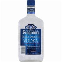 Seagram's Extra Smooth Vodka 375ml · Indiana- Seagram's Extra Smooth 80 Proof vodka is an away winning, five times distilled, cle...