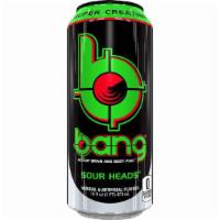 Bang Energy Drink Sour Heads (16 oz) · 