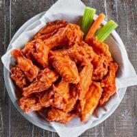 Bone-In Wings - Extra Large (24) · Our extra large serving of 24 of our world famous fresh, never frozen Buffalo’s chicken wing...