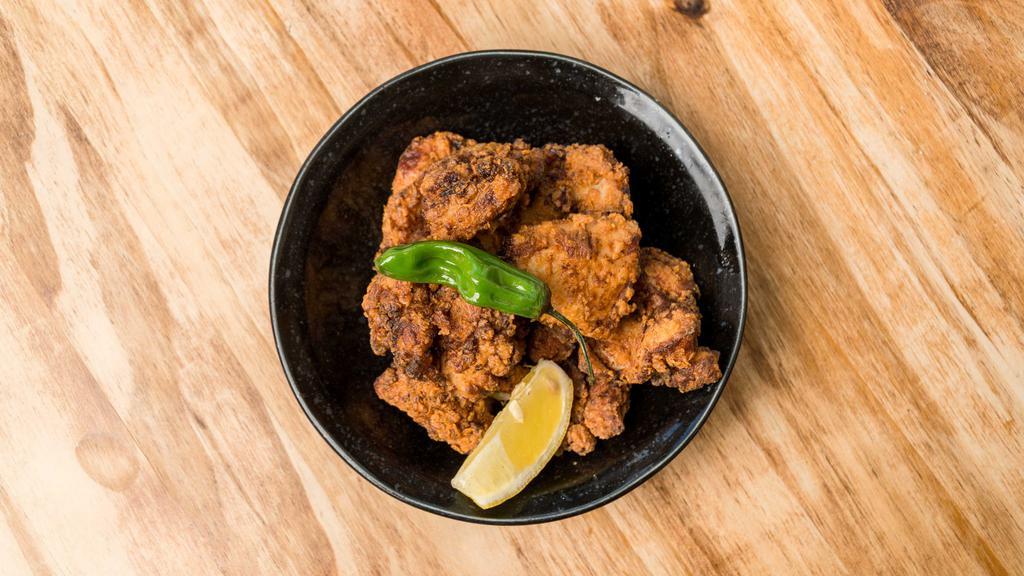Chicken Karaage · Japanese fried chicken with spicy mayo.