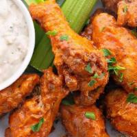 Chicken Wings  · Fried Chicken wings with your choice of flavor and dipping sauce.