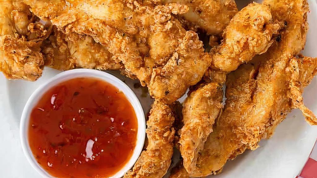 Chicken Tenders  · Crispy fried Chicken breast. 3 pcs.