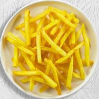 Potato Fries  · (Vegetarian) Idaho potato fries cooked until golden brown and garnished with salt.