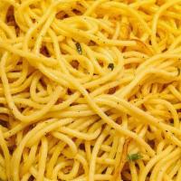 Garlic Noodle · Spaghetti with a blend of our aromatic garlic and butter flavors.