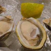 Fresh Oyster on Half Shell  (1 DZ) · Kusshi Oysters served with our house made cocktail Sauce and Tabasco
