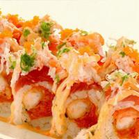 Nama Roll (Soy Paper) · Out: tuna, crab, unagi sauce, spicy mayo, masago, & G.O. In: spicy tuna & shrimp tempura.