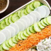 (Catering) Party Salad · Catering size salad tray. Serves 14-18 people.