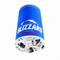 Oreo® Cookies Blizzard® Treat · OREO® cookie pieces blended with creamy DQ® vanilla soft serve to Blizzard® Treat perfection