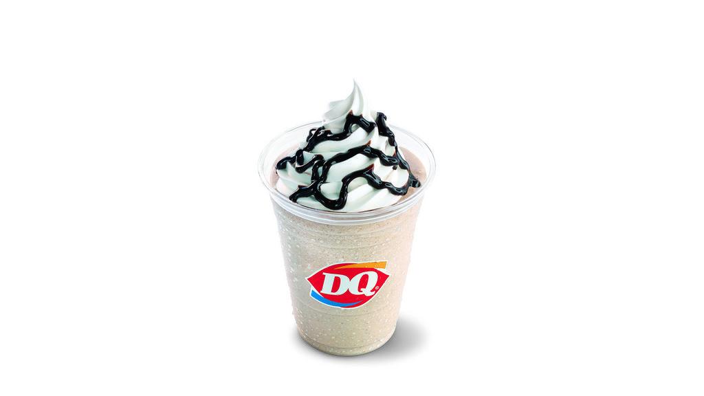 Moolatté® (Small) · Coffee blended with creamy DQ® vanilla soft serve and ice and garnished with whipped topping.