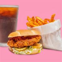 Chicken Sandwich Combo · A Crispy Chicken Tender Sandwich or Nashville Hot Chicken Tender Sandwich with your choice o...