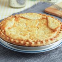 No Sugar Added Apple (Whole) · Double crusted pie filled with granny smith apples. No sugar is used to sweeten the filling.