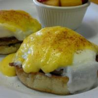 Baker's Benedict (Full) · With sausage. No toast or potatoes.