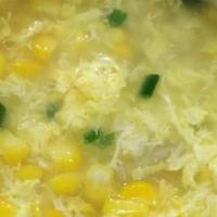 Egg Drop Soup with Corn · 