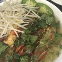 20-Vegetarian Noodle Soup w/ Assorted Vegetables - Large · 