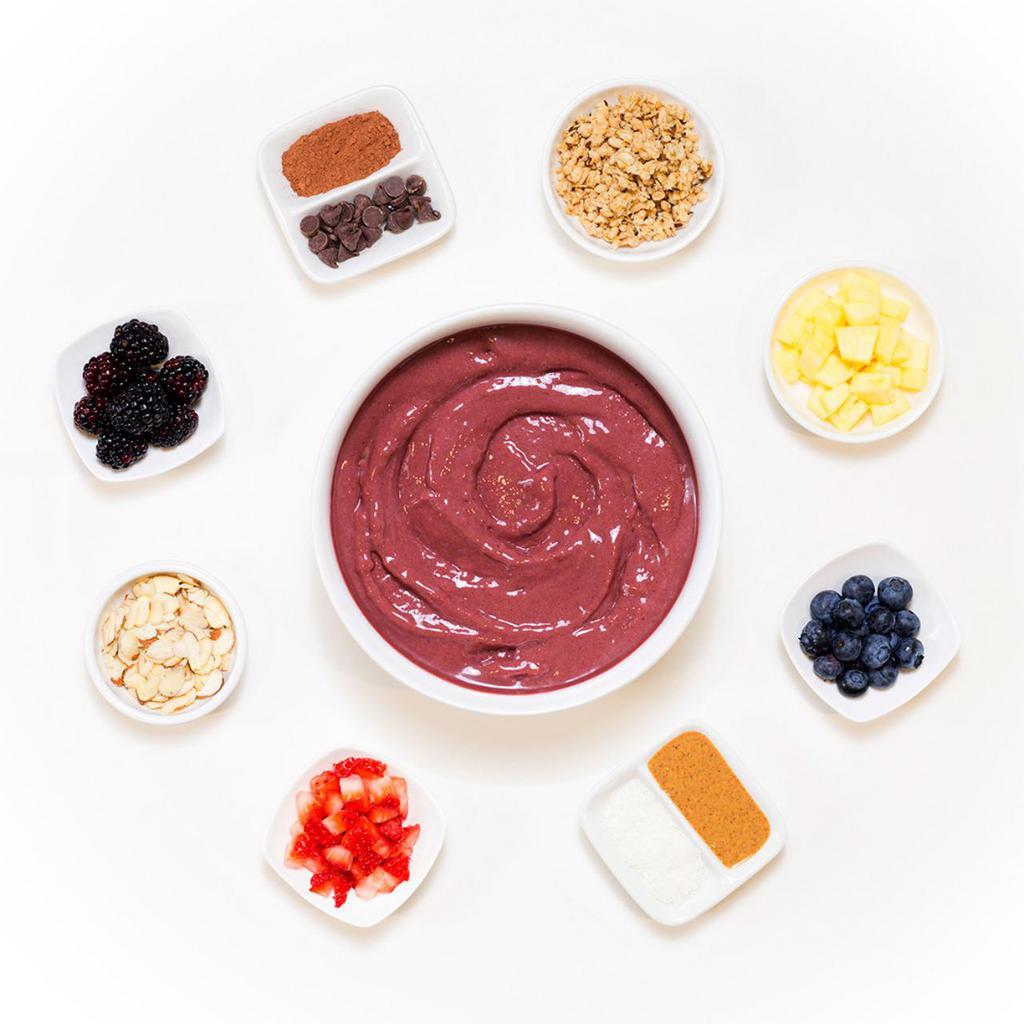 Build Your Own Acai Bowl · Build your own acai bowl with toppings.