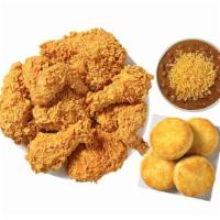 08pcs Mixed Chicken Family Meal · 8 pieces of Bone-In Chicken served with 1 Large Signature Side and 4 Biscuits.