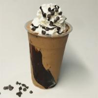 Triple Chocolate · Chocolate ice cream blend with fudge and dark chocolate chips. Topped with whipped cream.