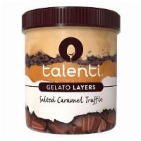 Talenti Layers Salted Caramel Truffle · Our Salted Caramel Truffle is an ode to our best-selling
Sea Salt Caramel Gelato. We started...