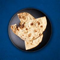 Tandoori Roti (Vegan) · Whole wheat flatbread baked to perfection in an Indian clay oven.