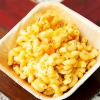 Classic Mac & Cheese · Vermont white cheddar, tillamook sharp cheddar, Monterey jack, and crispy cheese topping.