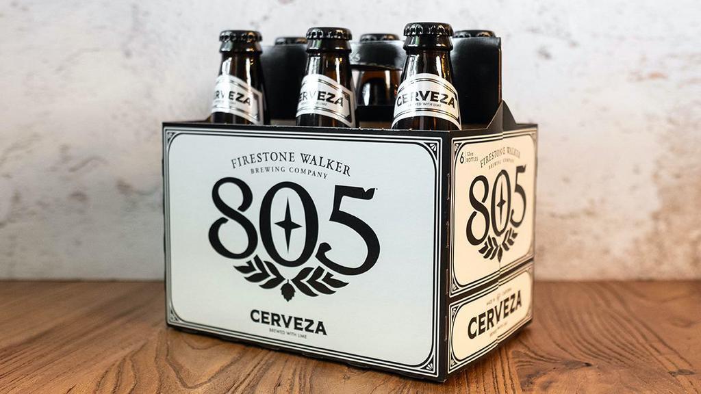 Limited Release: 805 Cerveza 6-pack · New! Easy drinking lager with a splash of lime; a crisp refreshing beer that can be enjoyed all day. 6, 12oz bottles [abv 4.5%] Limited quantity.