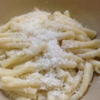 Kid's Pasta · with butter and cheese, choice of side