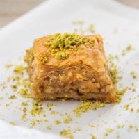 Vegan Baklava · Our vegan baklava is a rich, sweet dessert pastry made of layers of olive oil based phyllo d...