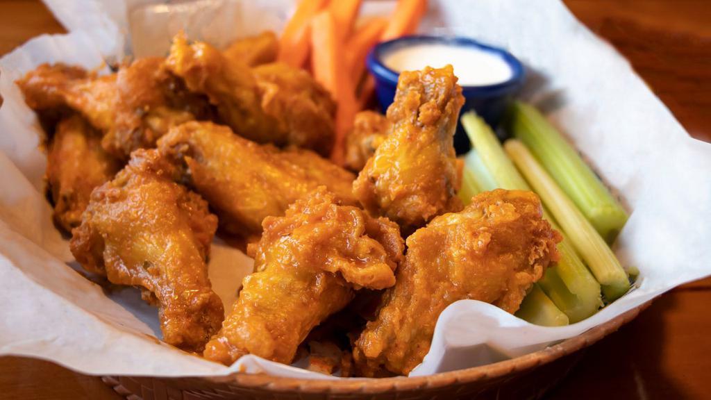 Buffalo Chicken Wings · Best buffalo chicken wings served with ranch dressing.