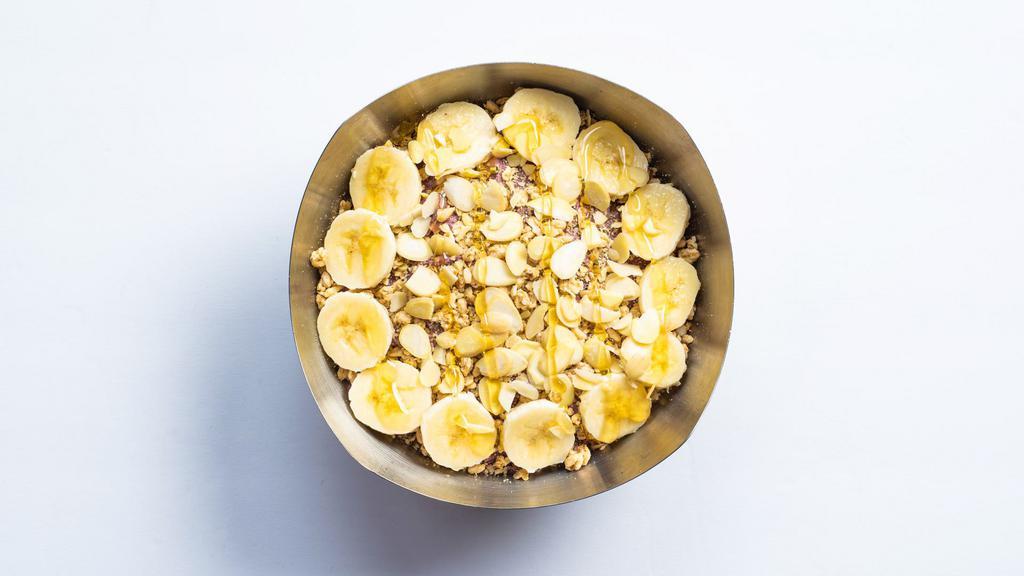Nutty Bowl 5 Pack · Get your favorite Nutty Bowl in bulk.  5 Medium base blends with toppings on the side.  Take home, freeze and enjoy all week long.