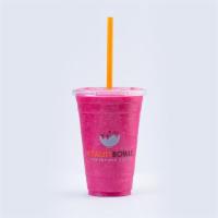 The Dragon Smoothie · Pitaya, guava juice, strawberries, mango, raspberries. 210 calories.