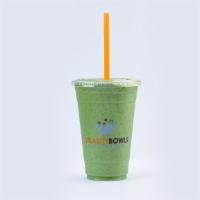 Go Green Smoothie · 240 calories
Graviola, almond milk, spirulina, mint, spinach, kale, banana, & dates

**This ...