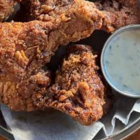Violet’s Fried Chicken (3-Pieces)  · 3 Pieces of Mary's Free Range Chicken:
Cornmeal Battered  Legs, Thighs & Wings, Housemade Ra...