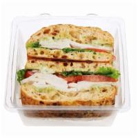 Ready-To-Go Gourmet Turkey Pesto Sandwich · 