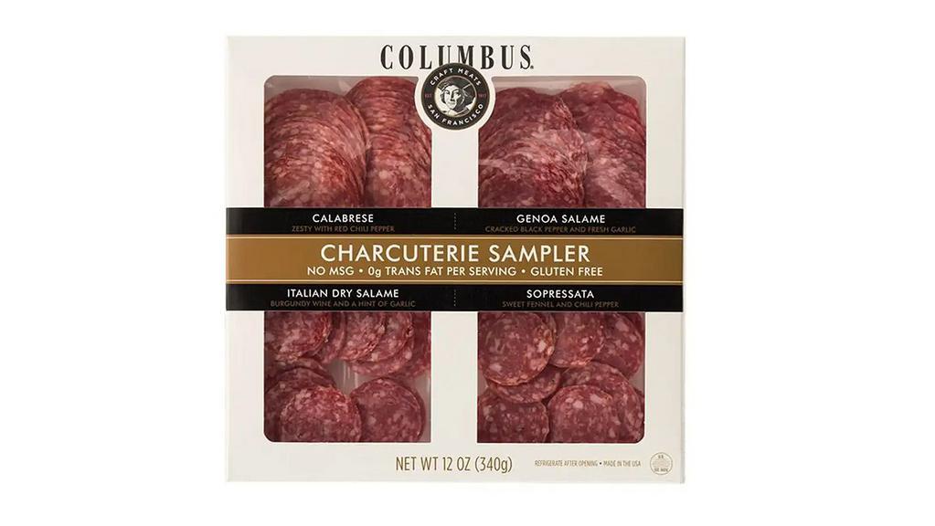 Columbus Charcuterie Sampler · 12 oz. includes Italian Dry Salami, Calabrese, Genoa Salami, Sopressata