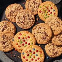 One Dozen Mixed Cookies · 4660 Cal. 12 freshly baked cookies, made with 6 Chocolate Chipper Cookies, 3 Candy Cookies, ...