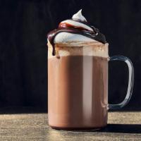 Chocolate Latte · Regular (370 Cal.), Large (420 Cal.) Freshly brewed espresso, foamed milk and chocolate topp...