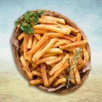 Just Fries · Freshly cut fries, fried till crisp and golden served with sauce.