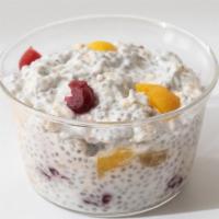 Chia Overnight Oats · The chia and oats come together with Cocojune’s incredible vegan coconut yogurt, dried pinea...