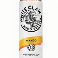 White Claw Mango · Hard Seltzer with a twist of fresh Mango Flavor.