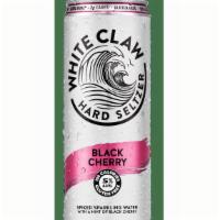 White Claw Black Cherry · Hard Seltzer with a hint of black cherry