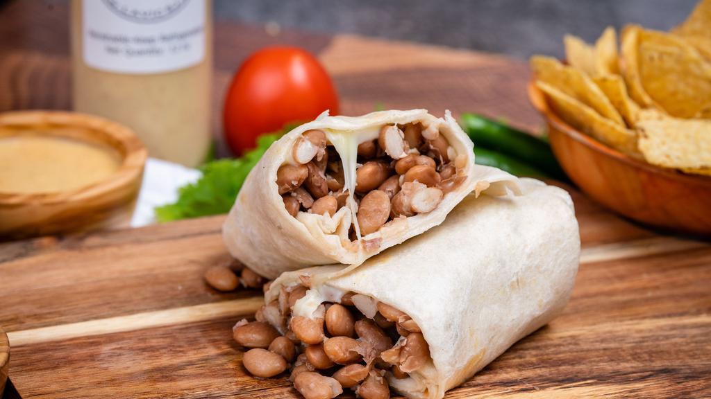 Bean & Cheese Burrito · Burrito with Whole beans and cheese