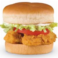 Chicken Sandwich · Made with your choice of 2 hand-breaded or grilled tenders and served on a bun with lettuce,...