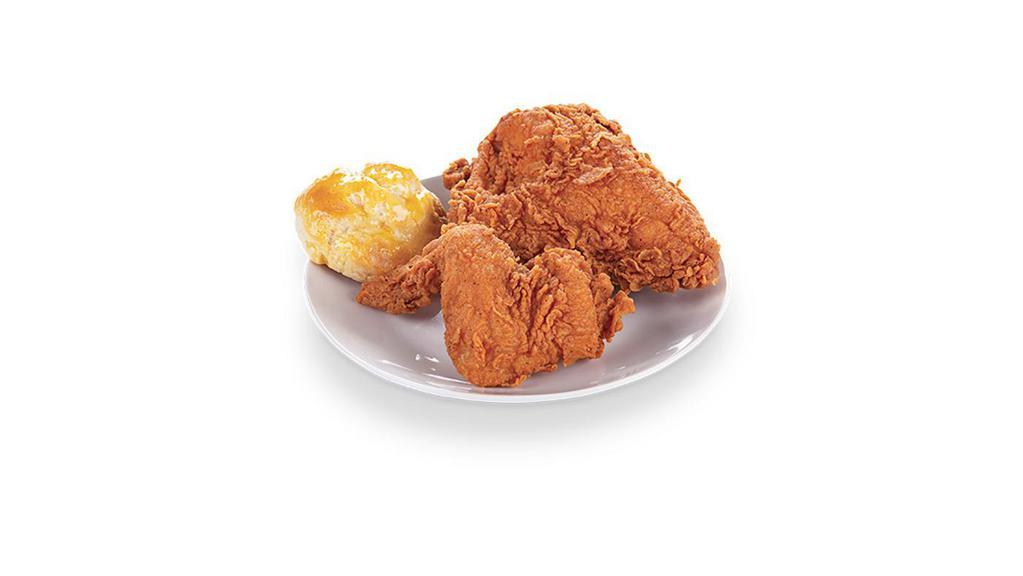 White Chicken Meal Deal (Halal) · Breast & Wing. Includes 1 biscuit, 1 side and 1 can soda