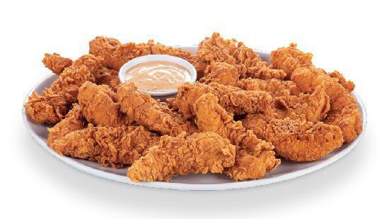 Cajun Tenders 25 Pc · Perfect for a weekend party!
Comes with 6 of our delicious Dipping Sauces