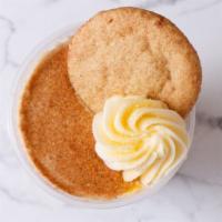 Churro Shake · Vanilla ice cream blended together with one whole Snickerdoodle whoopie cookie.  Sweet cinna...