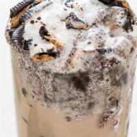 Coffee Cookie Shake · Vanilla ice cream blended together with coffee + one whole OG whoopie cookie.  The pick-me-u...