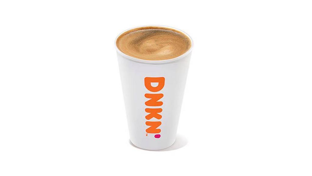 Americano · Our Hot Americano puts the oh! In Americano by combining two shots of Dunkin's 100% Rainforest Alliance Certified™ espresso and water for a rich, espresso-forward taste.