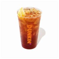 Iced Tea · Quench your thirst with freshly brewd iced tea you just can't find in a bottle. Dunkin's Ice...