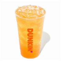 Mango Pineapple Lemonade Dunkin Refresher · Your favorite fruit flavors combined with refreshingly sweet lemonade. Available in Strawber...